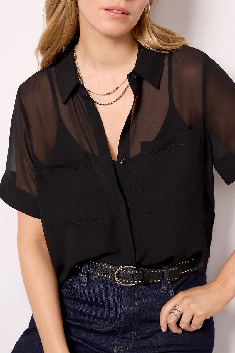 Aly Sheer Shirt