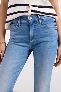 Petite Lil Insider Crop Step Fray