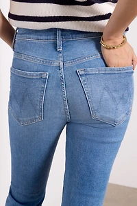 Petite Lil Insider Crop Step Fray