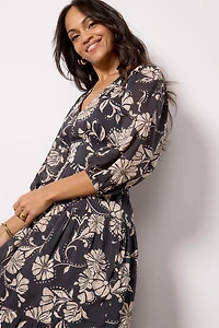 Ariana Floral Midi Dress