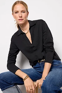 Romy Relaxed Polo Top