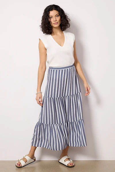 Cali Stripe Skirt