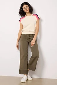 Mira Stripe Sweatshirt Tank
