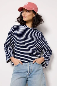 Mia Stripe Hoodie