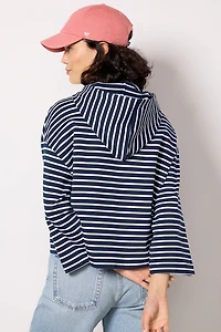 Mia Stripe Hoodie