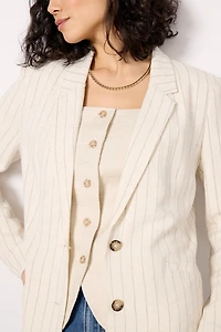 Livingston Pinstripe Blazer