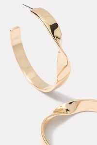 Kay Twisted Statement Hoop