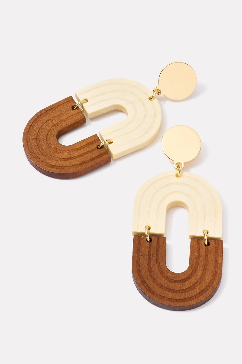 Wesley Wood Earrings