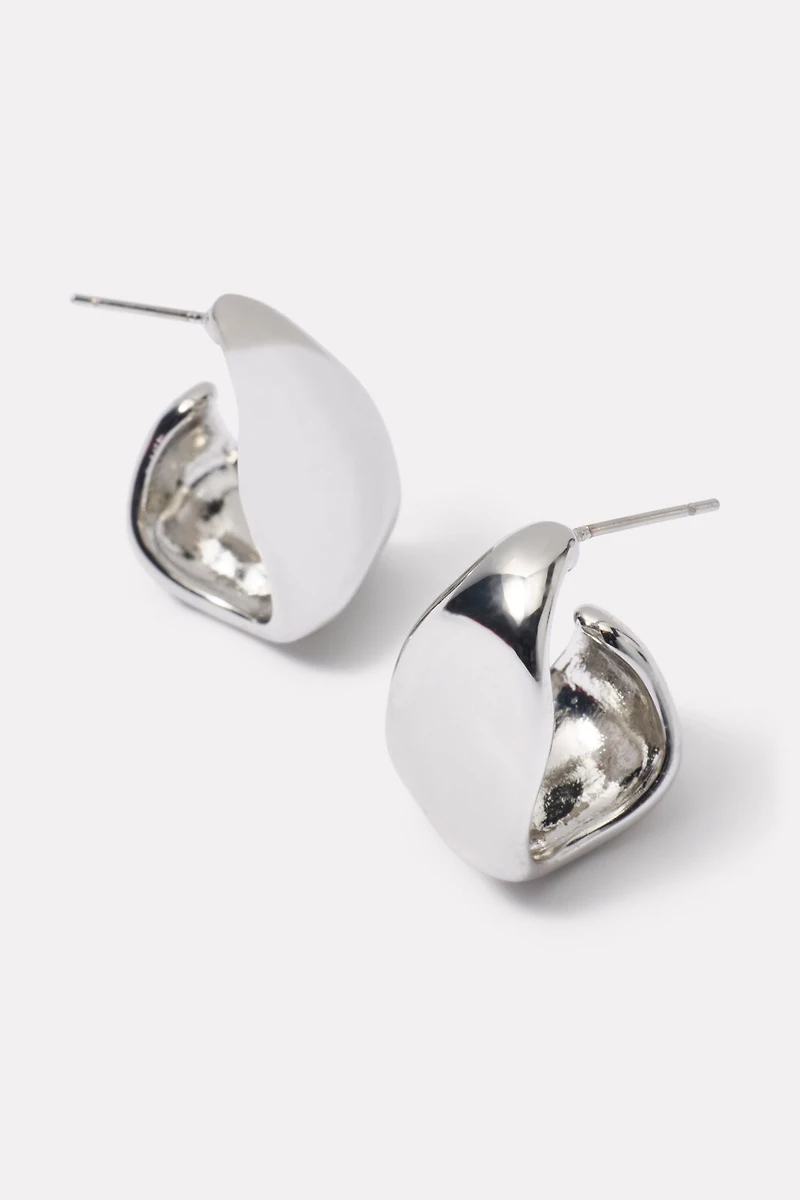 Hayley Hammered Hoops