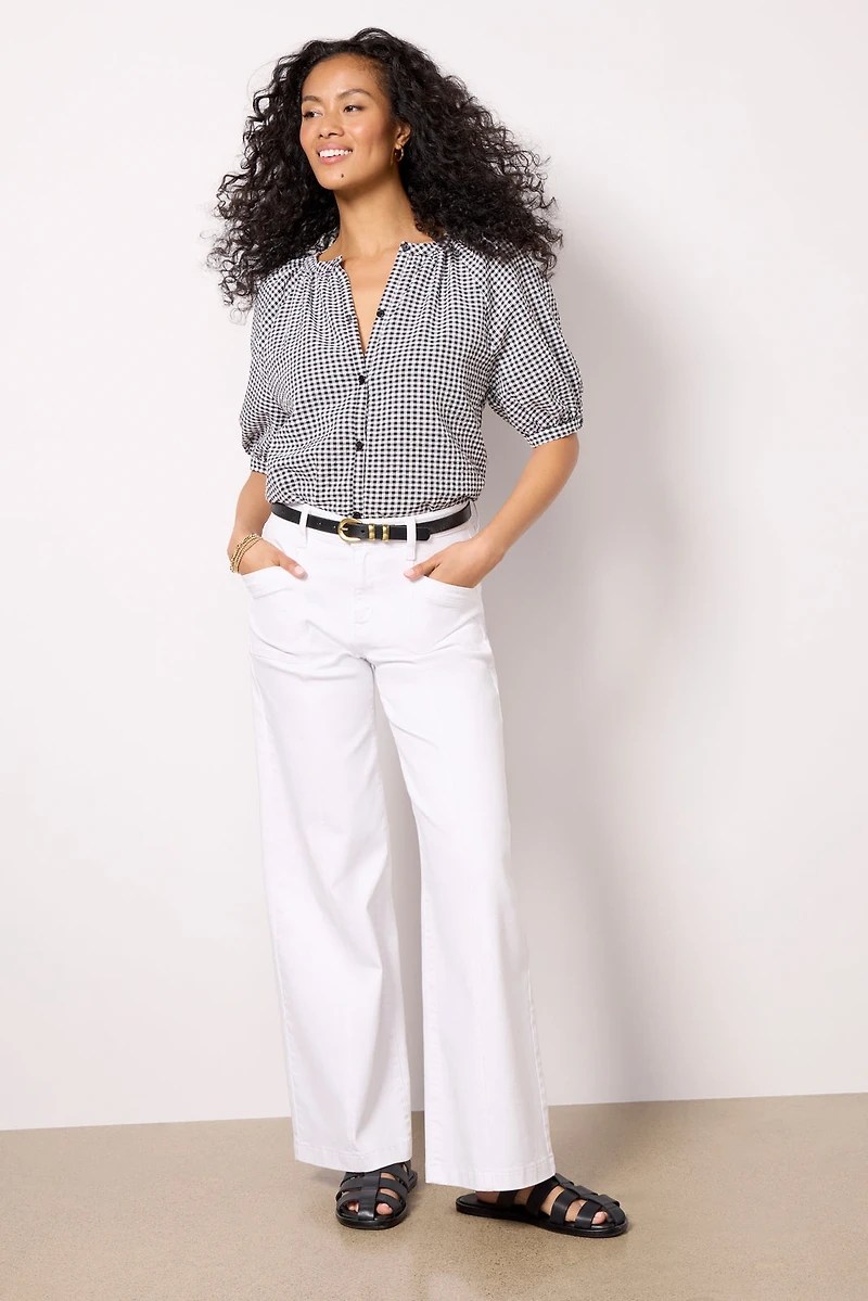 Cheyenne Gingham Top