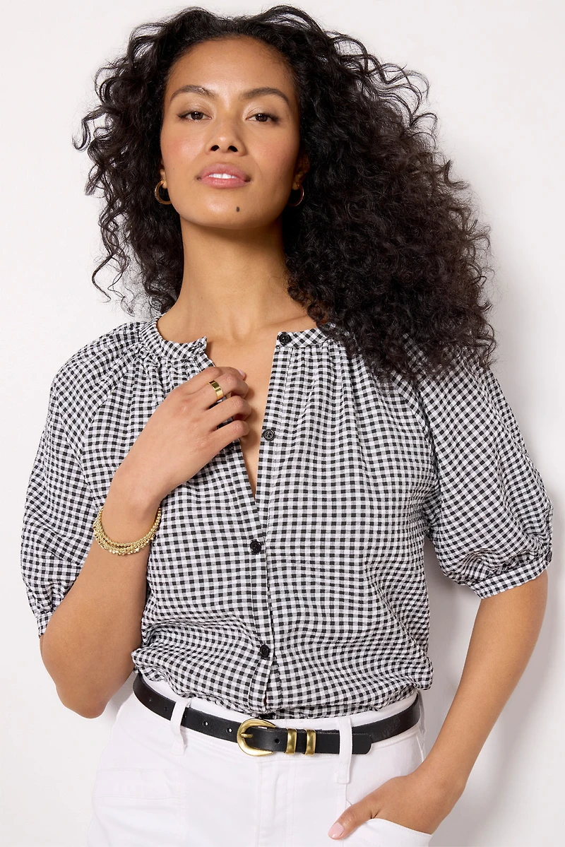 Cheyenne Gingham Top