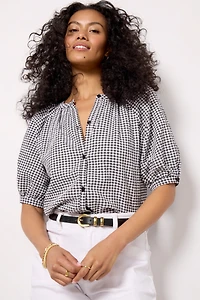 Cheyenne Gingham Top