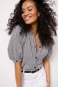 Cheyenne Gingham Top