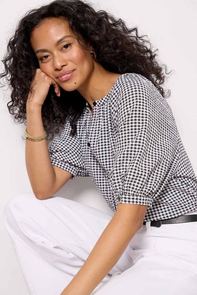 Cheyenne Gingham Top