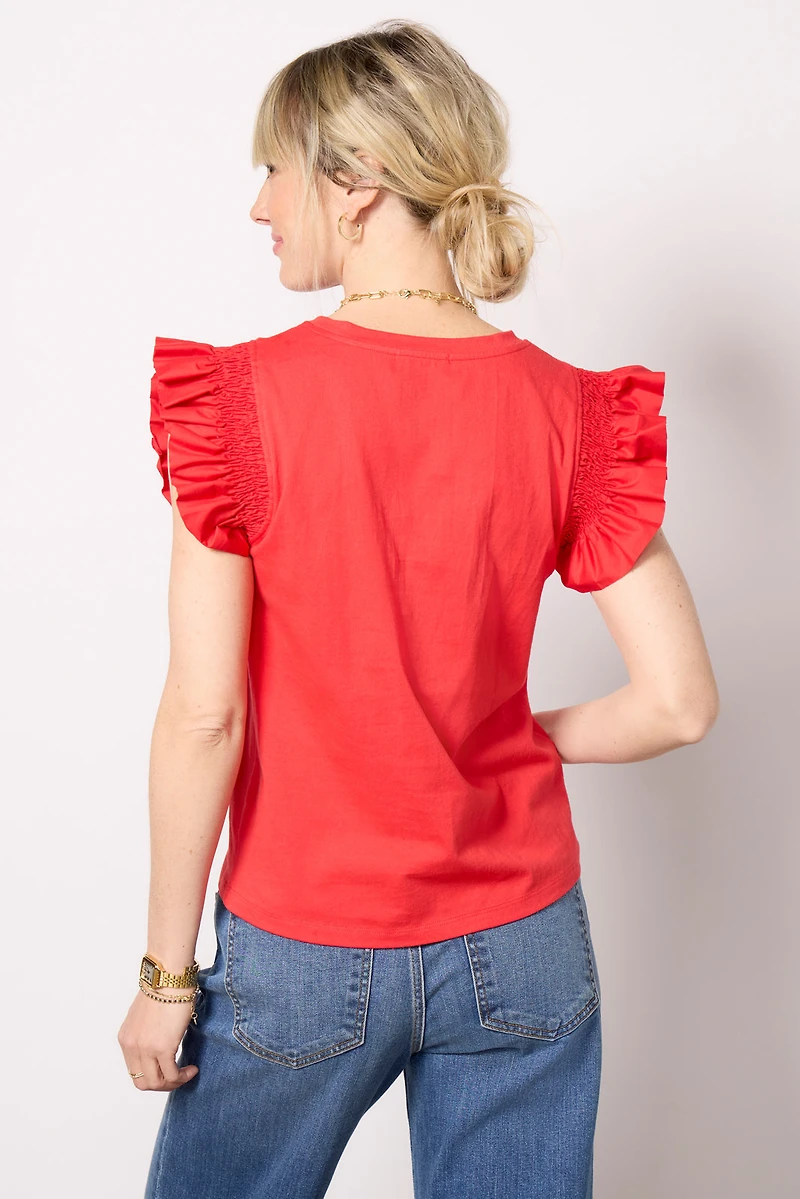 Maia Flutter Sleeve Top