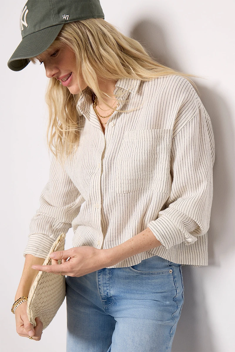 Del Mar Striped Shirt