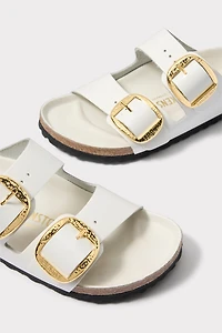 Arizona Big Buckle High Shine Gold Hammered