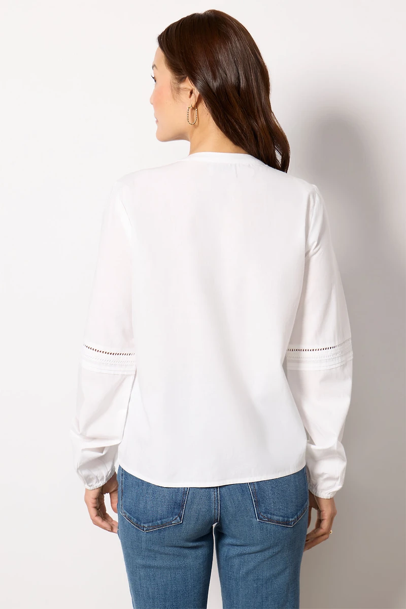 Jacqueline Lace Inset Blouse