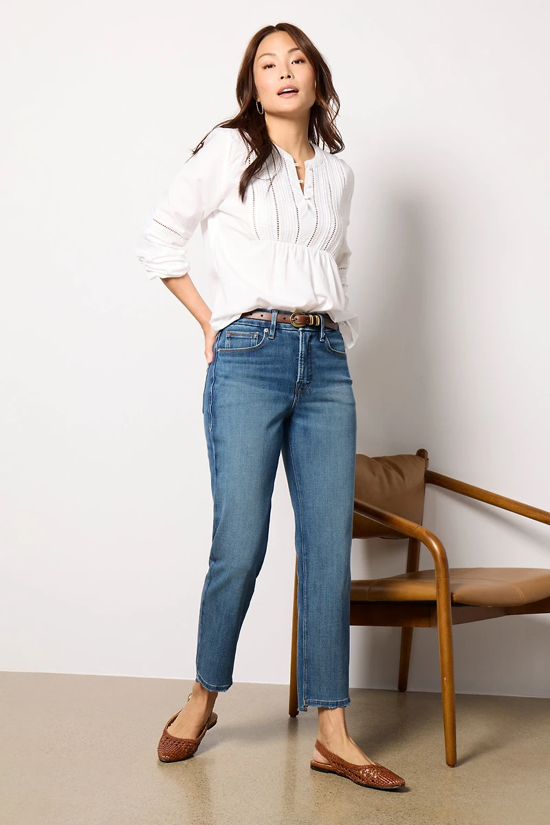 Jacqueline Lace Inset Blouse