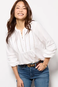 Jacqueline Lace Inset Blouse