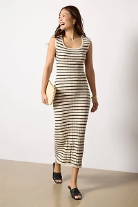 Gisele Stripe Midi Dress