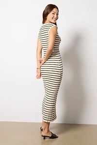 Gisele Stripe Midi Dress