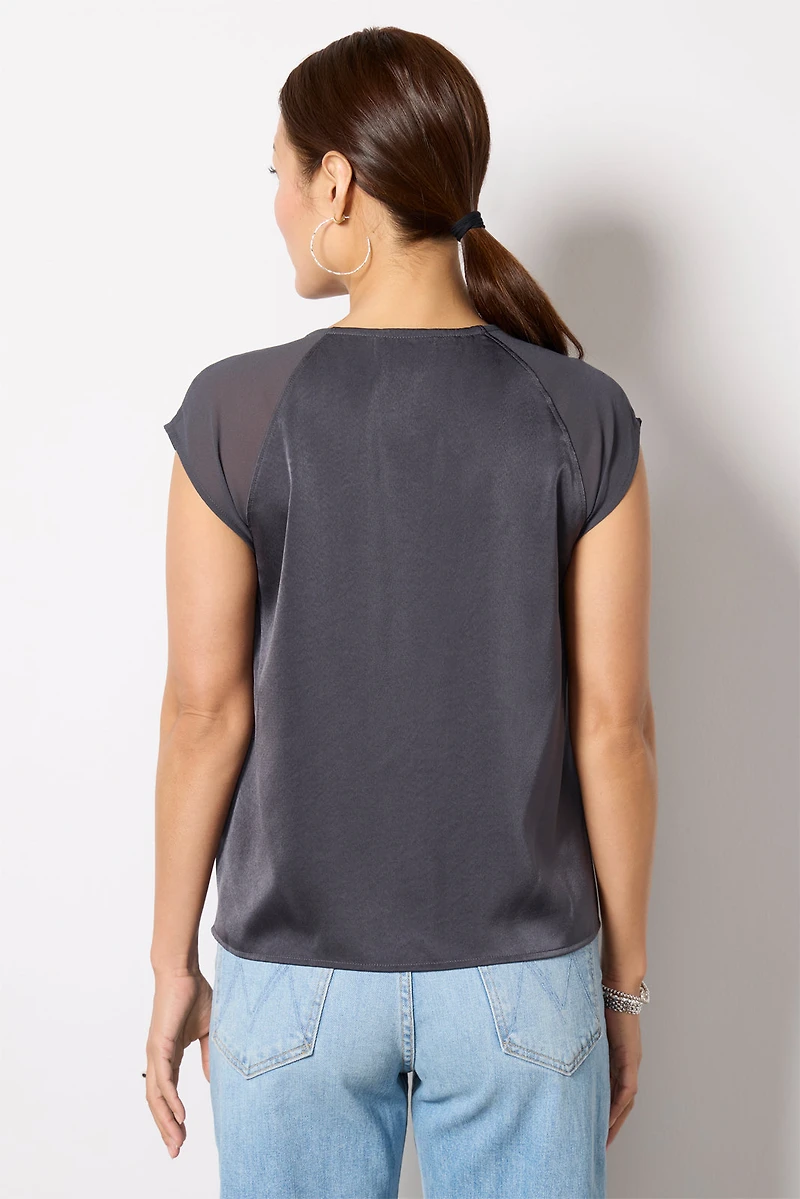 Mariah Remix Satin Tee