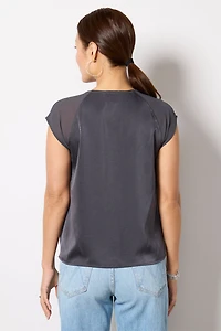Mariah Remix Satin Tee
