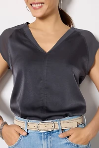 Mariah Remix Satin Tee