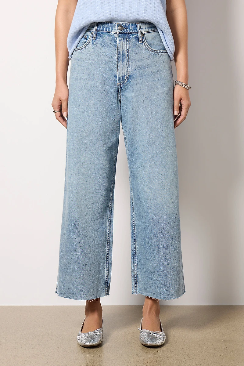 Featherweight Andi High-Rise Ankle Wide Leg