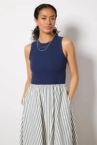 Rhett Mixed Media Maxi Dress