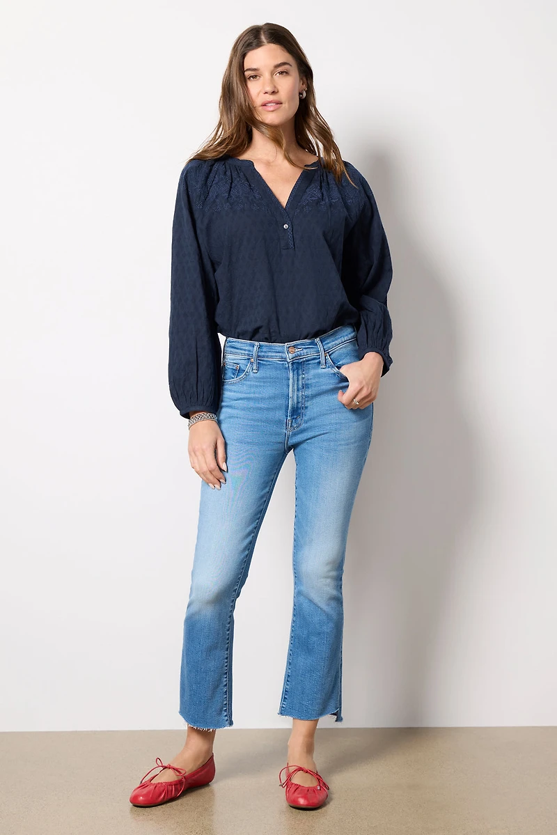 The Insider Crop Step Fray