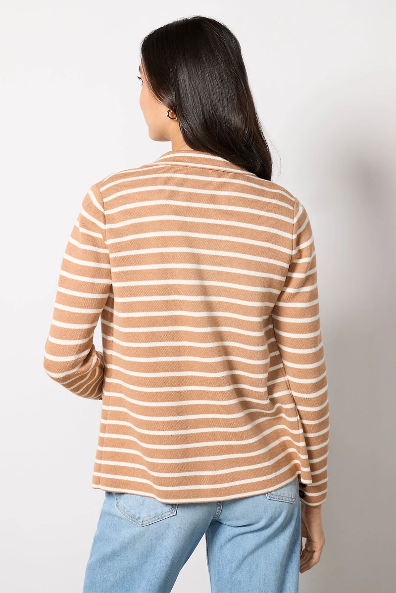 Hayes Stripe Knit Blazer