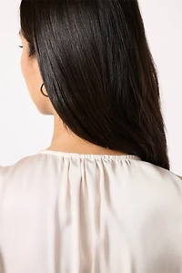 Ariella Sleeveless Lace Trim Blouse