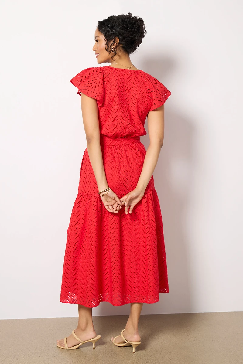 Daisy Eyelet Dress