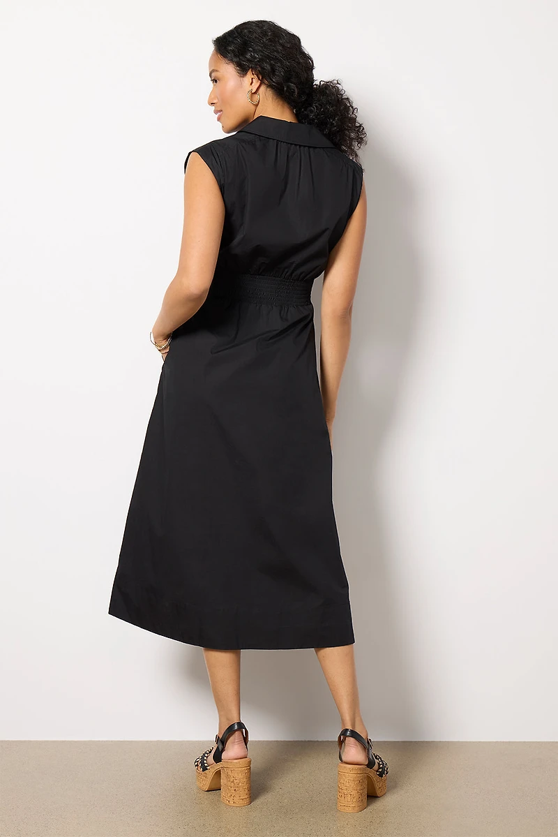 Perry Tie Waist Shirt Dress