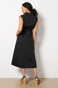 Perry Tie Waist Shirt Dress
