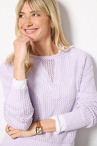 Open Knit Sweater