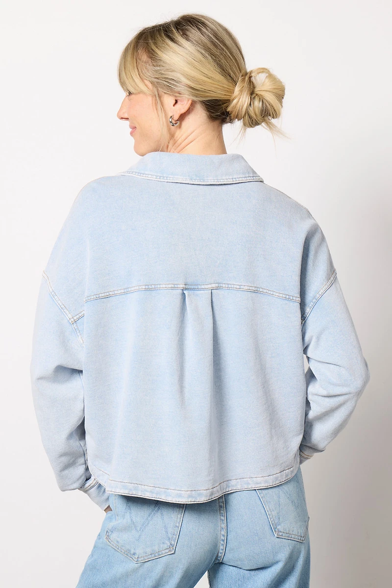 All Day Cropped Knit Jacket