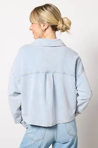 All Day Cropped Knit Jacket