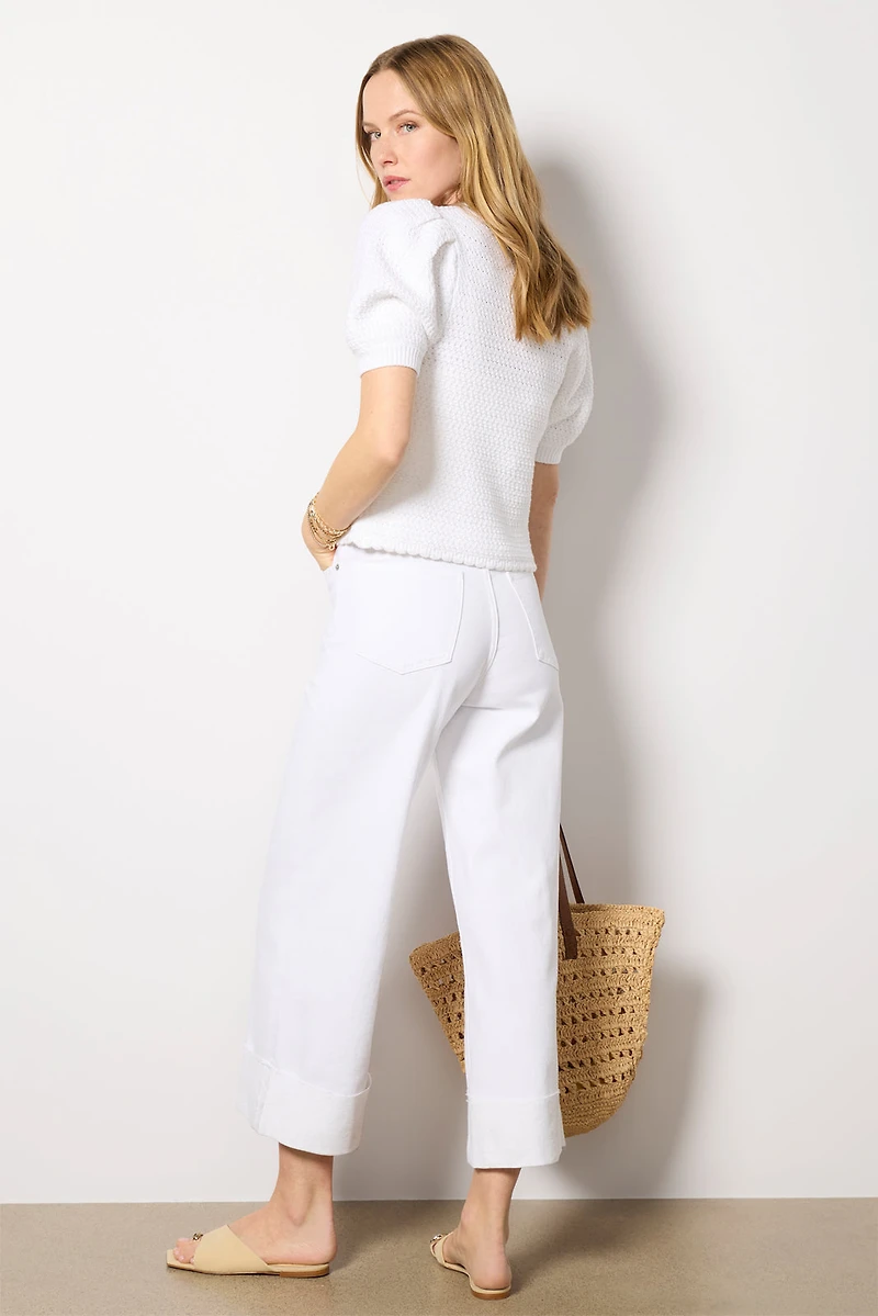 Lana Crop w Cuff