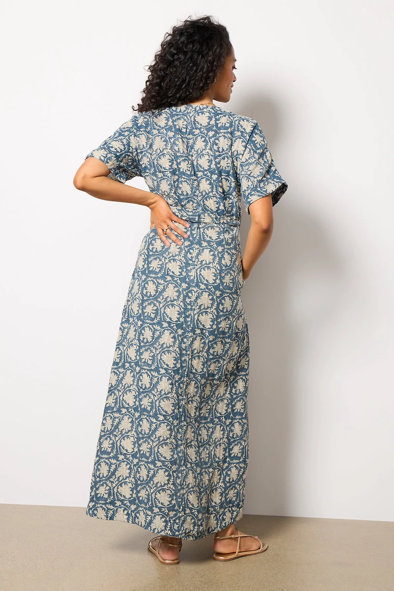 Dune Cotton Gauze Camille Midi Dress