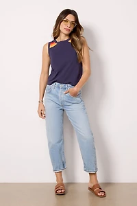 Ayla Stripe Raglan Tank