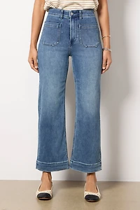 Stretch Terry Cropped Pant