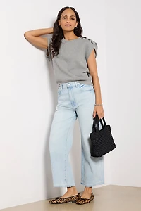 Arellia Ankle w Undone Hem