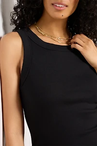 Dawn Ultra Rib Above the Knee Dress