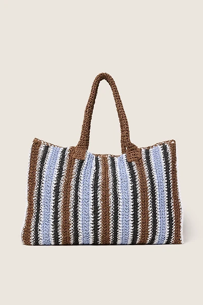 Brandi Raffia Tote