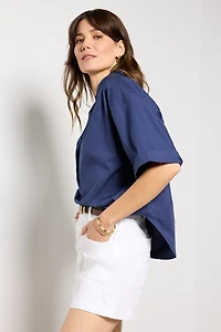 Relaxed Short Sleeve Popover
