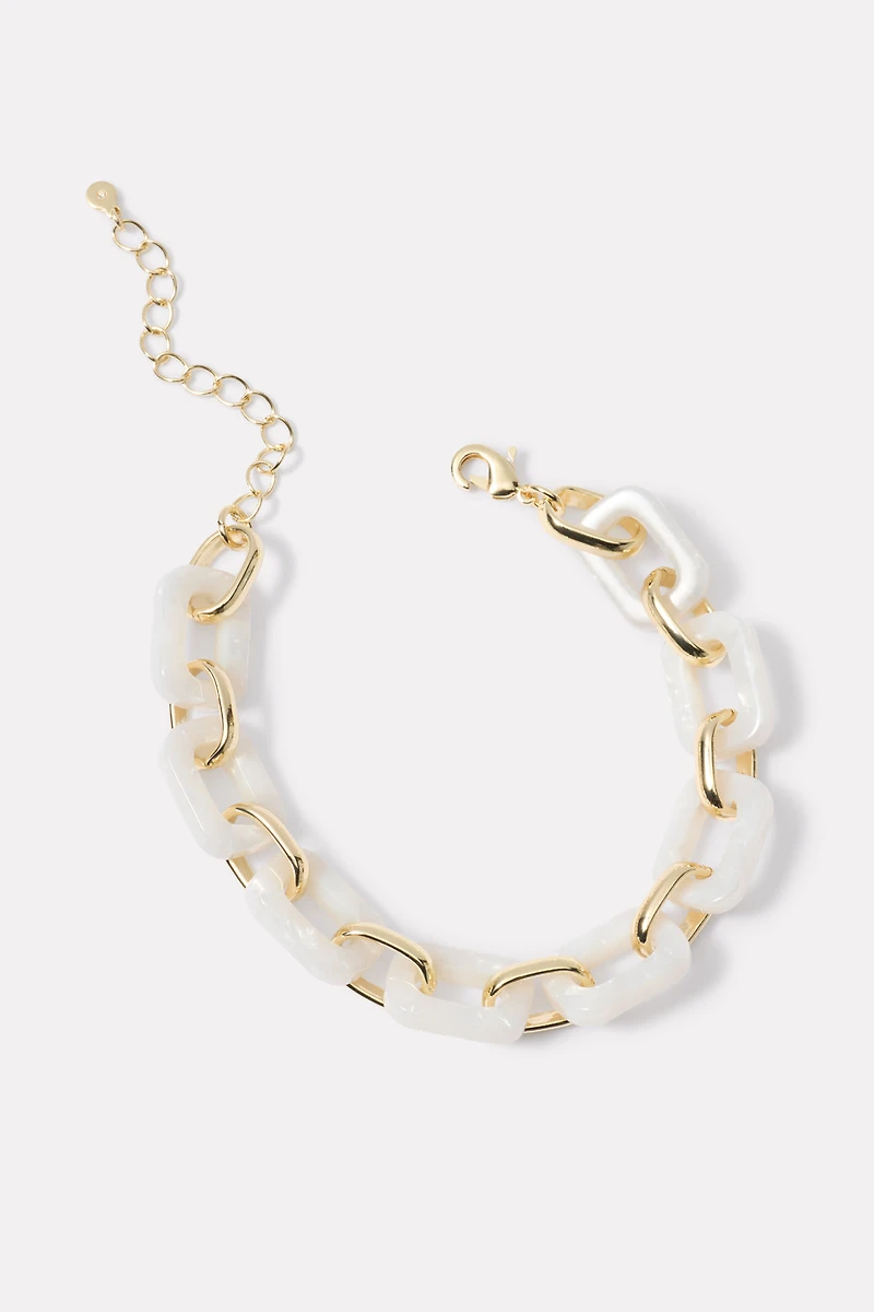 Emory Resin Link Bracelet