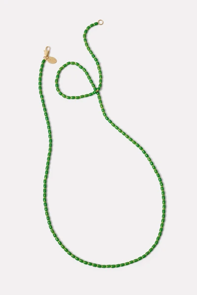 Enamel Barrel Chain Necklace